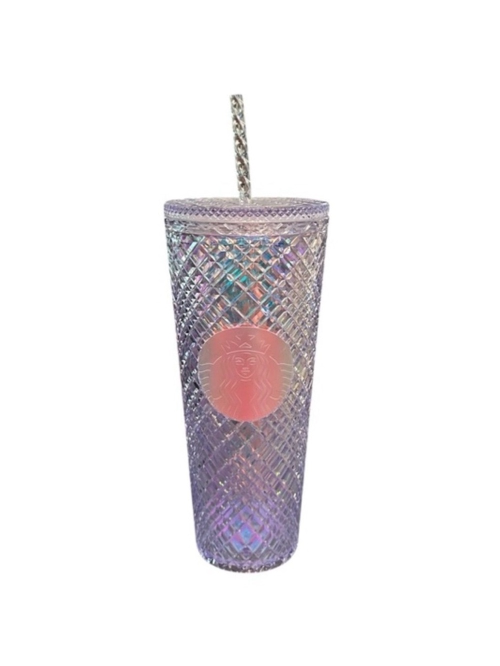 Starbucks Iridescent Purple Prism Tumbler with Straw